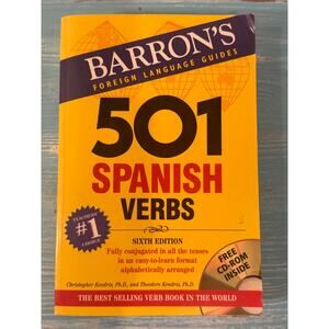 Barron's 501 Spanish Verbs Sixth Edition